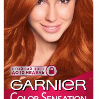 Крем-краска для волос Garnier Color Sensation янтарный ярко-рыжий тон 7.40, 112 мл