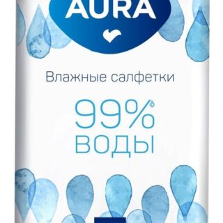 Салфетки влажные Aura освежающие, 10 шт
