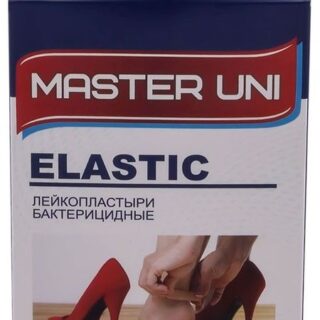 Лейкопластырь Master Uni Elastic бактерицидный на тканевой основе, 20 шт