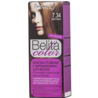 BIELITA COLOR тон №07.34 Капучино с витаминами