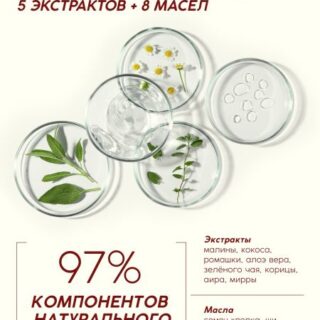 Шампунь для волос, питающий уход, аромат малины, 400 мл, рябина